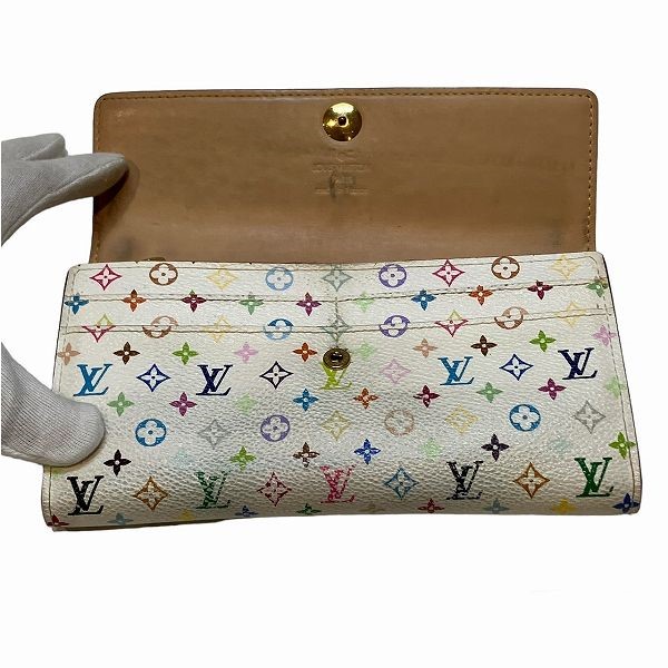 ルイヴィトン Louis Vuitton モノグラムマルチカラー ポルトフォイユ サラ M93744 2つ折り財布 レディース  【中古】｜激安アクセサリー通販のワンダープライス