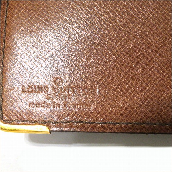ルイヴィトン Louis Vuitton モノグラム 長札入れ 2つ折り財布 ユニ 