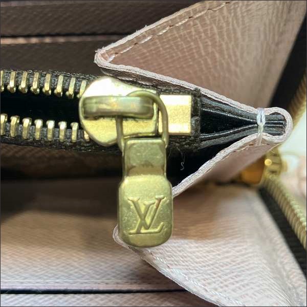 10%OFF】ルイヴィトン Louis Vuitton ダミエ ポルトフォイユクレマンス N41626 ローズバレリーヌ 長財布 レディース  【中古】｜激安アクセサリー通販のワンダープライス