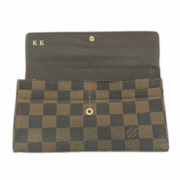 ルイヴィトン Louis Vuitton ダミエ ポルトフォイユ サラ N61734 長財布 2つ折り財布 ユニセックス  【中古】｜激安アクセサリー通販のワンダープライス