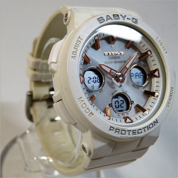 カシオ BABY-G BGA-2500 電波ソーラー 時計 腕時計 レディース 【中古 