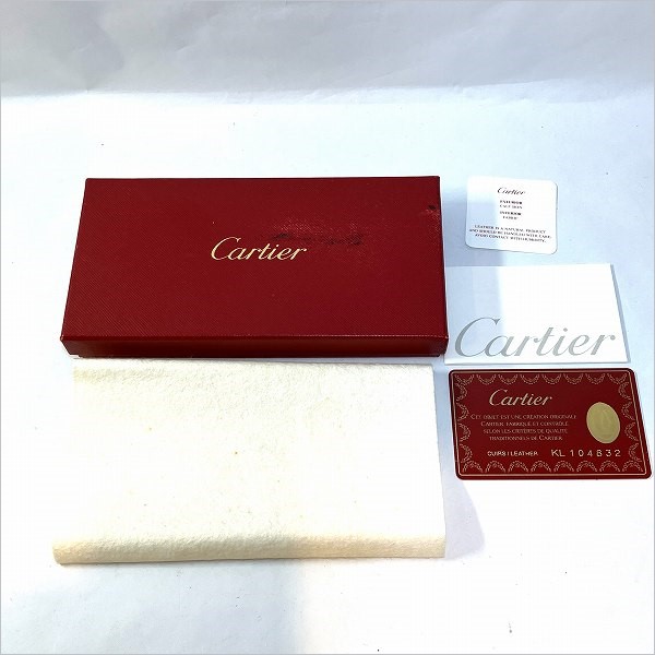 25%OFF】カルティエ Cartier マストライン ボルドー レザー ブランド小物 メガネケース ユニセックス  【中古】｜激安アクセサリー通販のワンダープライス