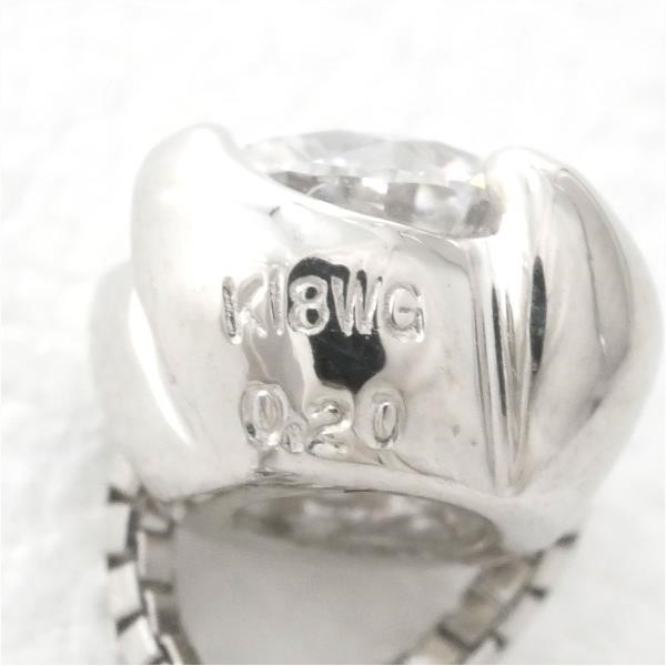 10%OFF】K18 18金 WG ホワイトゴールド ネックレス ダイヤ 0.20 SI2 ...