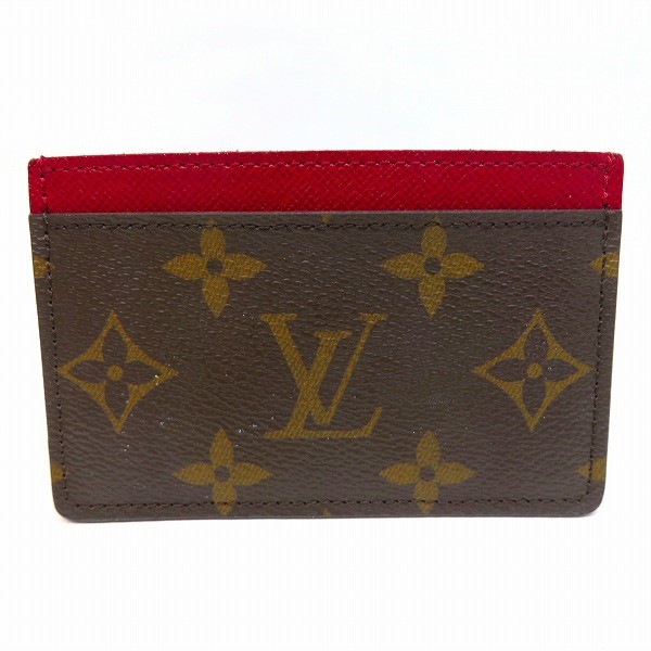 10%OFF】ルイヴィトン Louis Vuitton モノグラム ポルト カルト サーンプル M60703 ブランド小物 パスケース ユニセックス  【中古】｜激安アクセサリー通販のワンダープライス