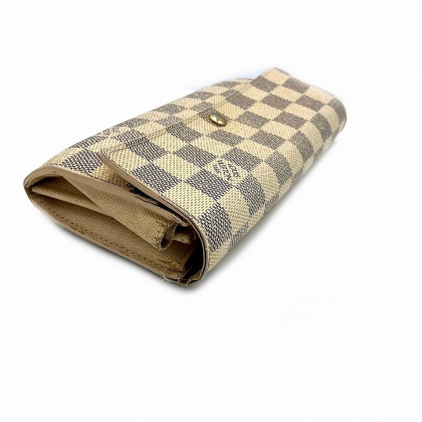 ルイヴィトン Louis Vuitton ダミエアズール ポルトフォイユサラ N61735 長財布 ユニセックス 【中古 】｜激安アクセサリー通販のワンダープライス