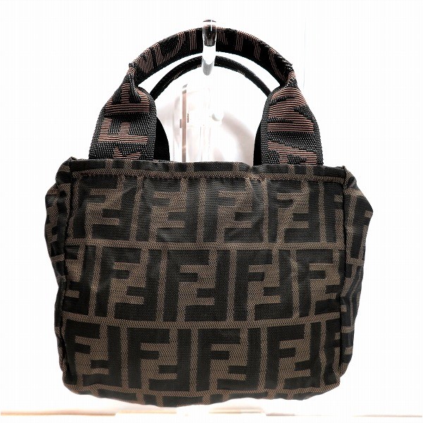 極美品】FENDI ズッカ柄ミニセカンドバック-