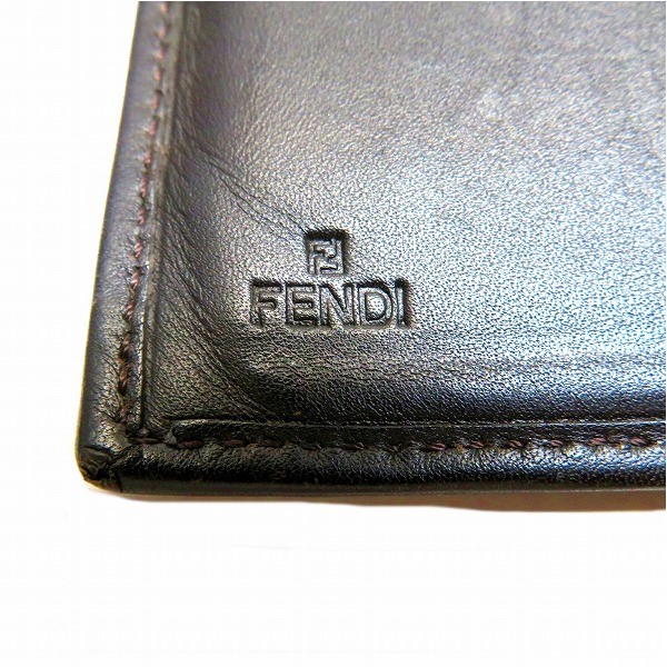 フェンディ FENDI ズッカ L型ジップ 2つ折り財布 2266.8M0029.JWU.069