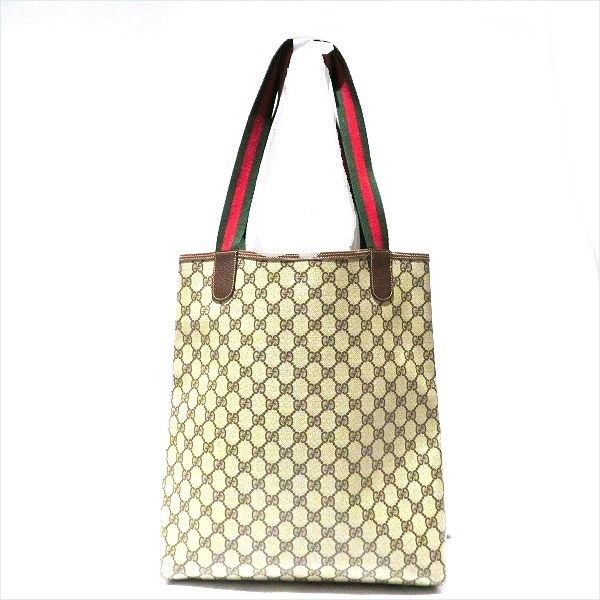 グッチ GUCCI シェリーライン GGスプリーム 002 123 6487 バッグ トートバッグ レディース  【中古】｜激安アクセサリー通販のワンダープライス