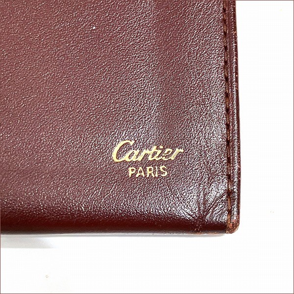 10%OFF】カルティエ Cartier マストライン ボルドー カードケース