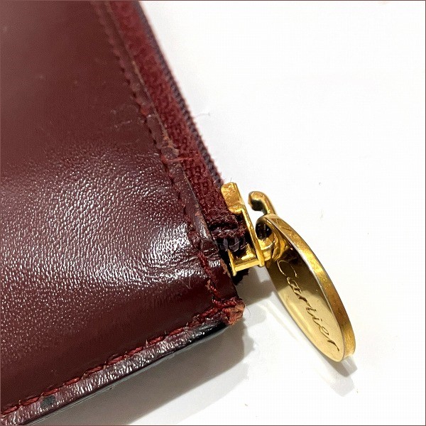 25%OFF】カルティエ Cartier マストライン ボルドー ブランド小物 コインケース 小銭入れユニセックス 財布  【中古】｜激安アクセサリー通販のワンダープライス