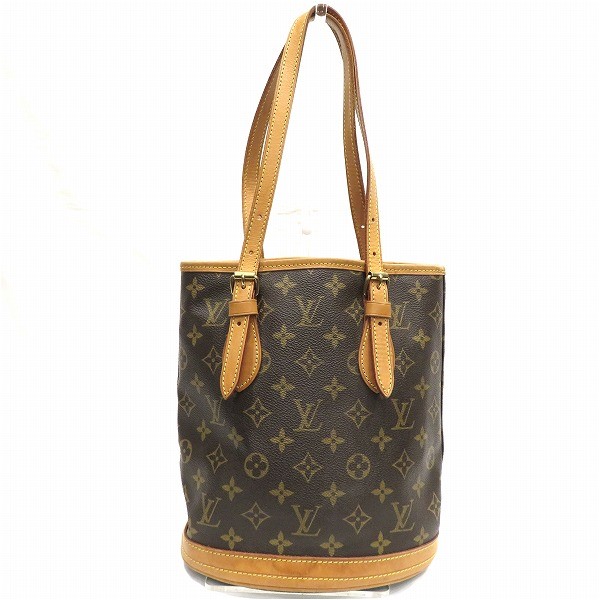 ルイヴィトン Louis Vuitton モノグラム バケットPM M42238 バッグ