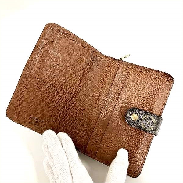 ルイヴィトン 二つ折り財布 ポルト・パピエ・ジップ M61207 モノグラム箱保存袋証明書ケース