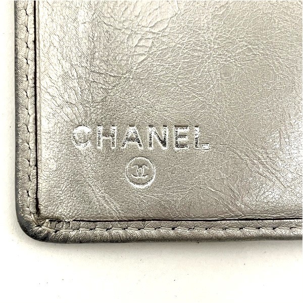 25%OFF】シャネル CHANEL カンボンライン ココマーク シルバー 長財布 2つ折り財布 レディース  【中古】｜激安アクセサリー通販のワンダープライス