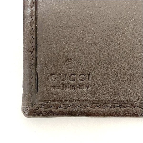 5%OFF】グッチ GUCCI グッチシマ 244946 ダークブラウン レザー 長財布 メンズ 【中古】｜激安アクセサリー通販のワンダープライス