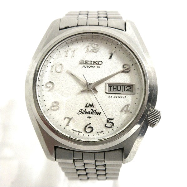 セイコー シルバーウェーブ 5216-8030 自動巻 時計 腕時計 メンズ