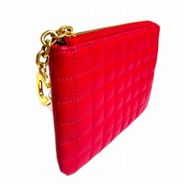 20%OFF】セリーヌ CELINE キルティング ピンク レザー コインケース レディース 財布 【中古】｜激安アクセサリー通販のワンダープライス