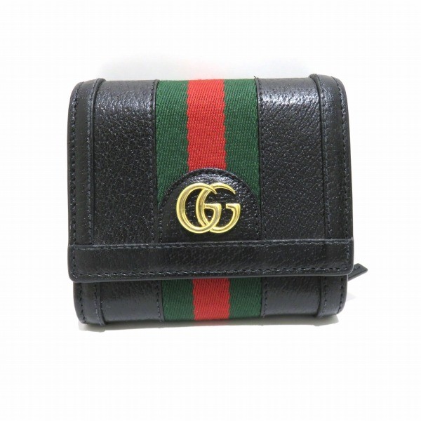 5%OFF】グッチ GUCCI オフディア 719887 ブラック 財布 2つ折り財布