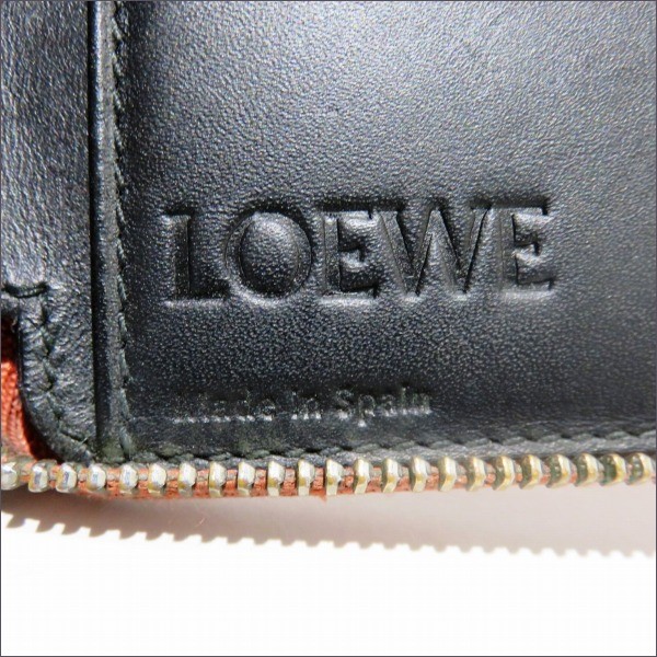 20%OFF】ロエベ LOEWE アナグラム ラウンドファスナー 2つ折り財布 ユニセックス 【中古】｜激安アクセサリー通販のワンダープライス