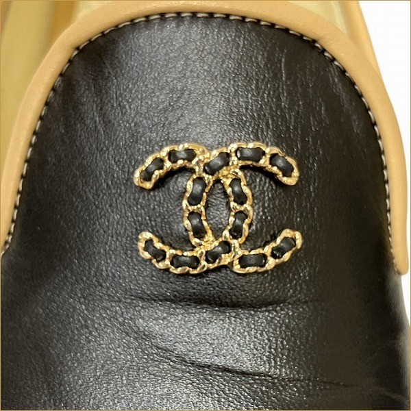 5%OFF】シャネル CHANEL ココマーク オペラシューズ G31630 63C