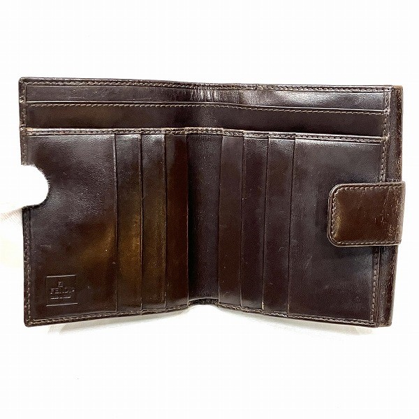 5%OFF】フェンディ FENDI 2266 12671 098 ズッカ Wホック 2つ折り財布 ユニセックス  【中古】｜激安アクセサリー通販のワンダープライス