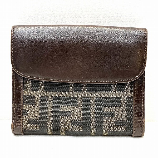 5%OFF】フェンディ FENDI 2266 12671 098 ズッカ Wホック 2つ折り財布 ユニセックス  【中古】｜激安アクセサリー通販のワンダープライス