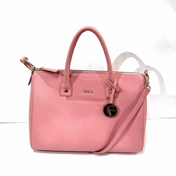 FURLA フルラ ピンクバッグ pink bag 【70％OFF】 - バッグ