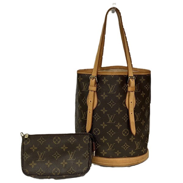 15%OFF】ルイヴィトン Louis Vuitton モノグラム プチバケット M42238 バッグ トートバッグ ショルダーバッグ レディース  【中古】｜激安アクセサリー通販のワンダープライス